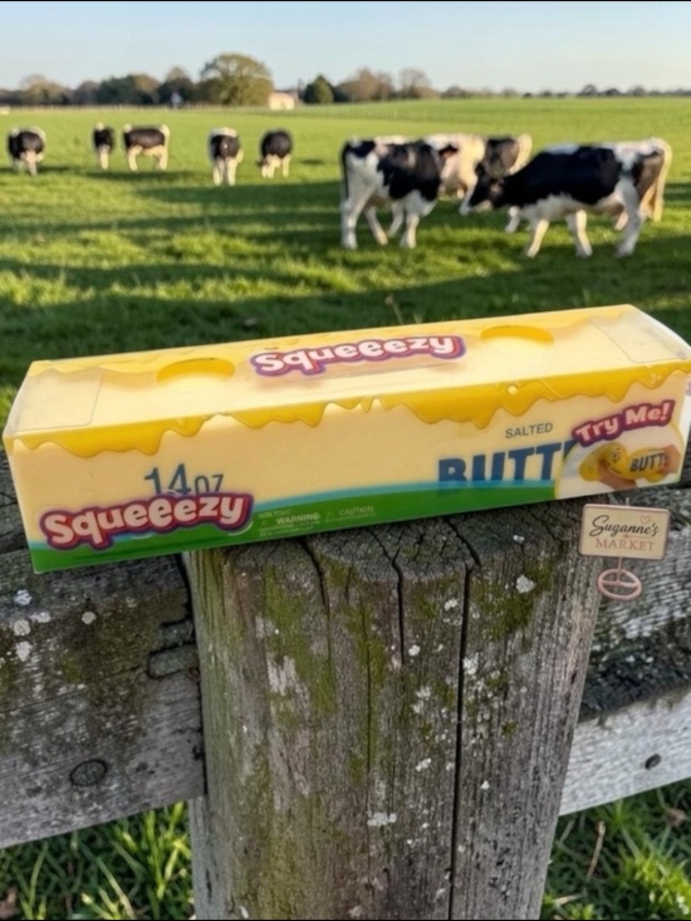Squeeezy Salted Butter Squeeze Tube - Yellow Packaging